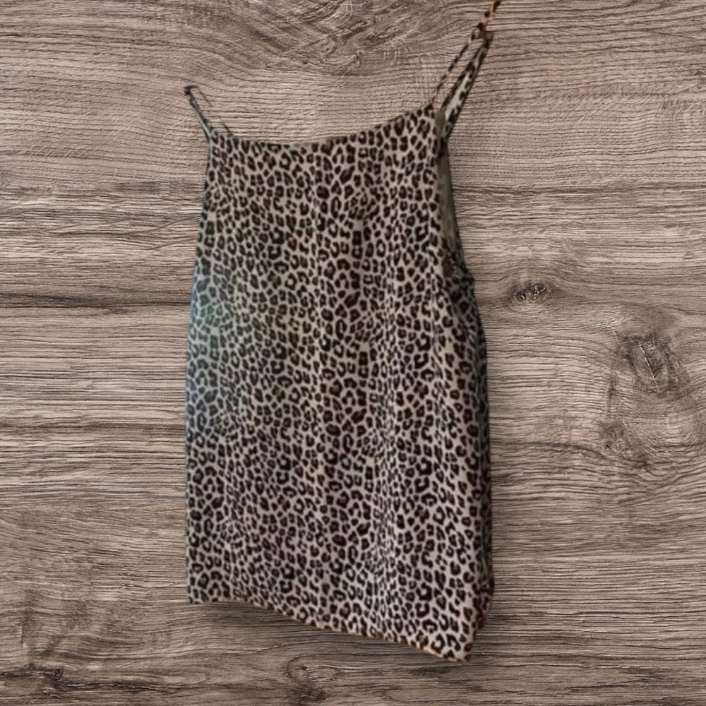 Loft Animal Print Spaghetti strap NWT Size‎ Small Top